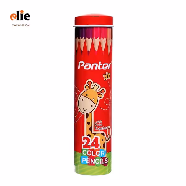 مداد رنگی 24 رنگ استوانه پنتر