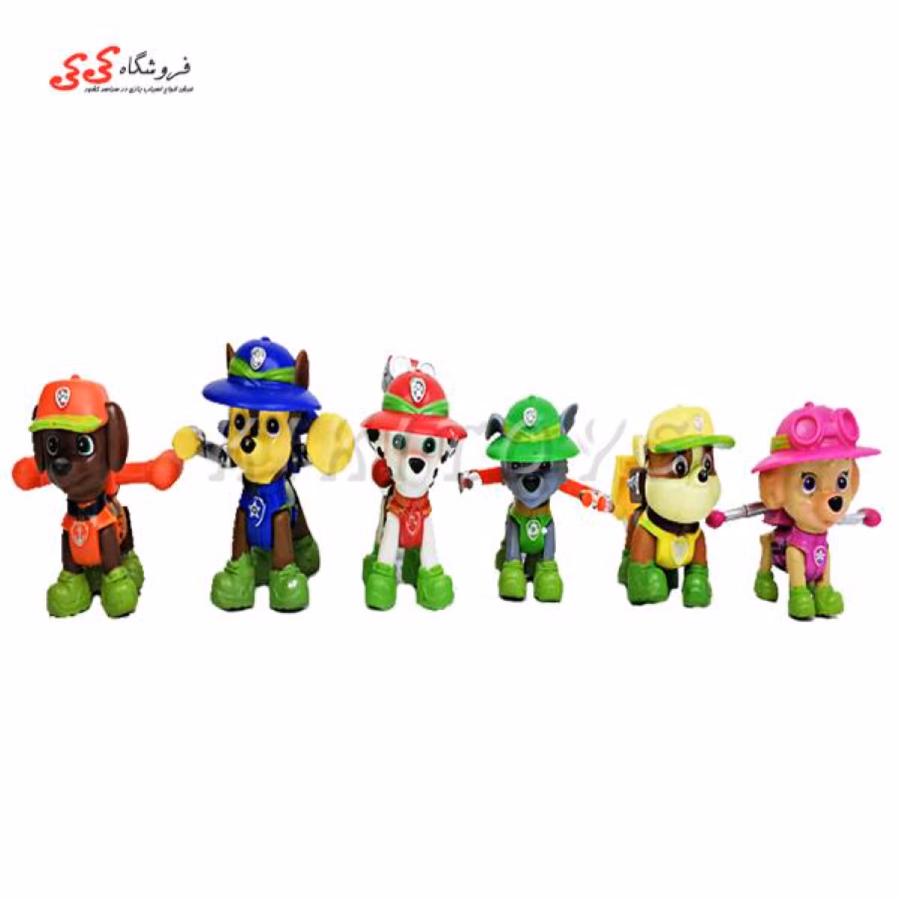 فیگور سگ های نگهبان ست 6 عددی PAW Patrol   BO007