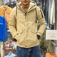 اوور کت  کتان تمام خز  کلاه دار