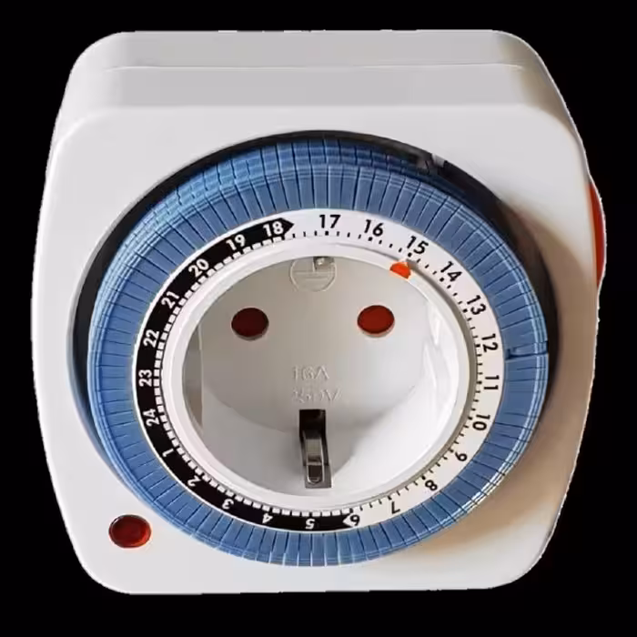 تایمر آنالوگ برای تعیین زمان روشنایی گلخانه