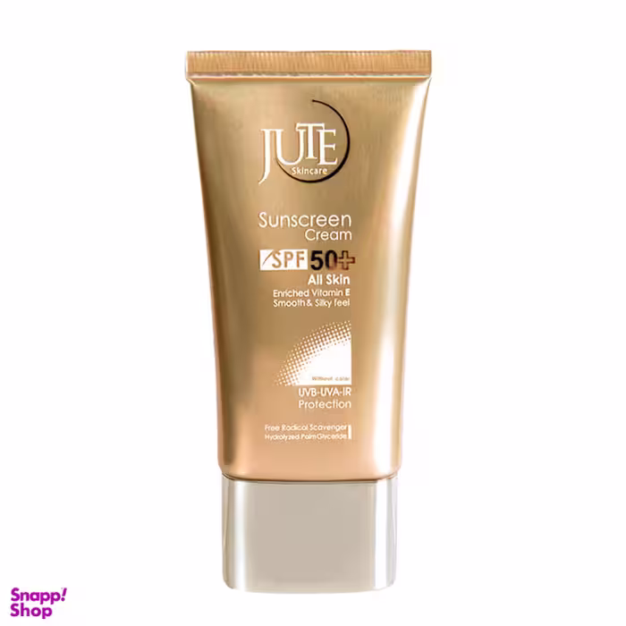 کرم ضد آفتاب بی رنگ ژوت (Jute) با SPF50 مناسب انواع پوست