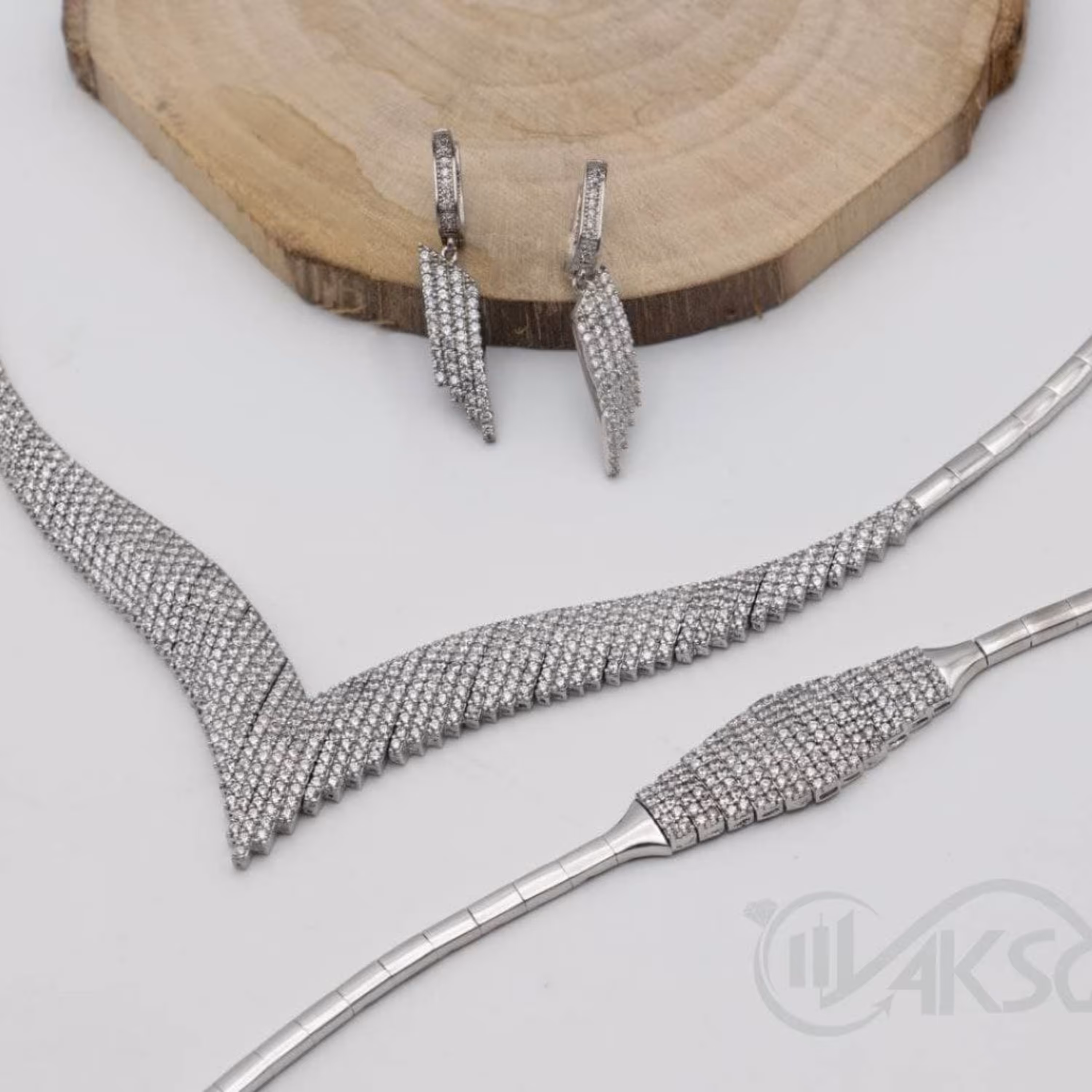 سرویس جواهری نقره  سری   EB