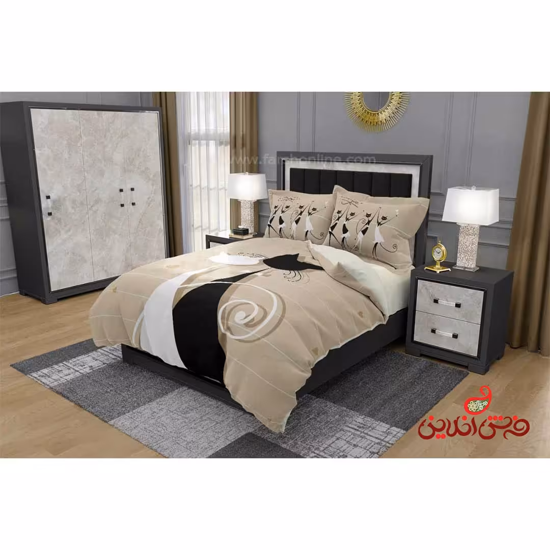 روتختی سه بعدی طرح گربه کد 3223