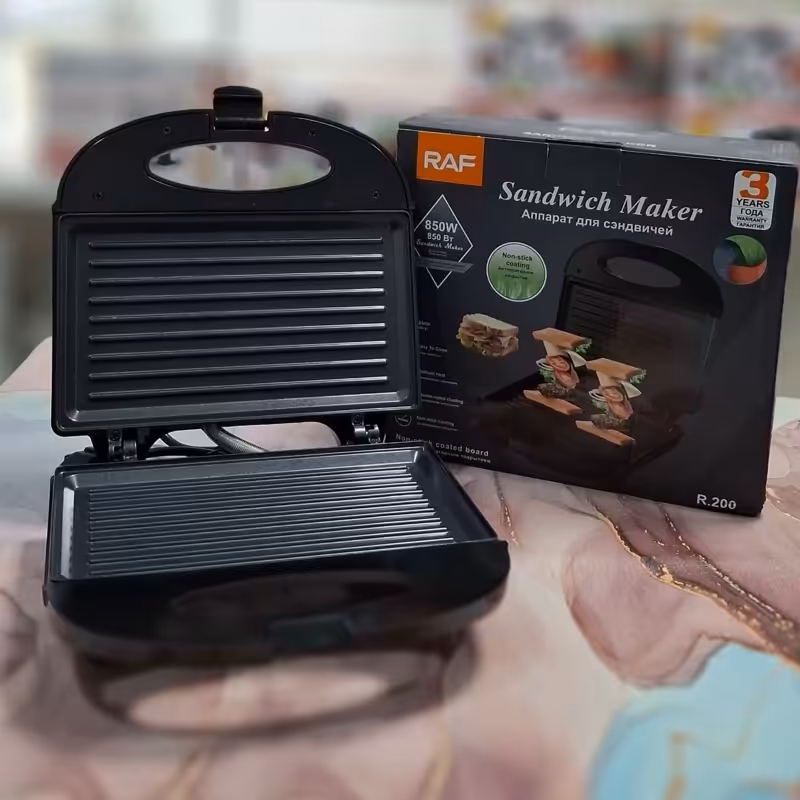 اسنک ساز 850وات کد200راف  ساندویچ ساز راف