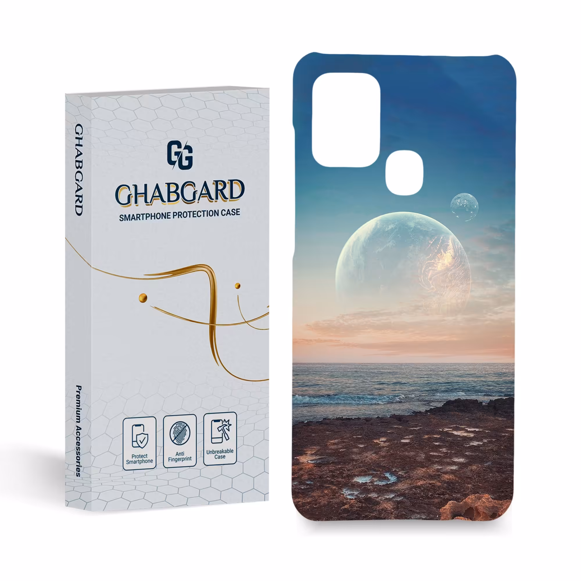 کاور گار قاب طبیعت مدل g9103  مناسب برای گوشی سامسونگ a21s 