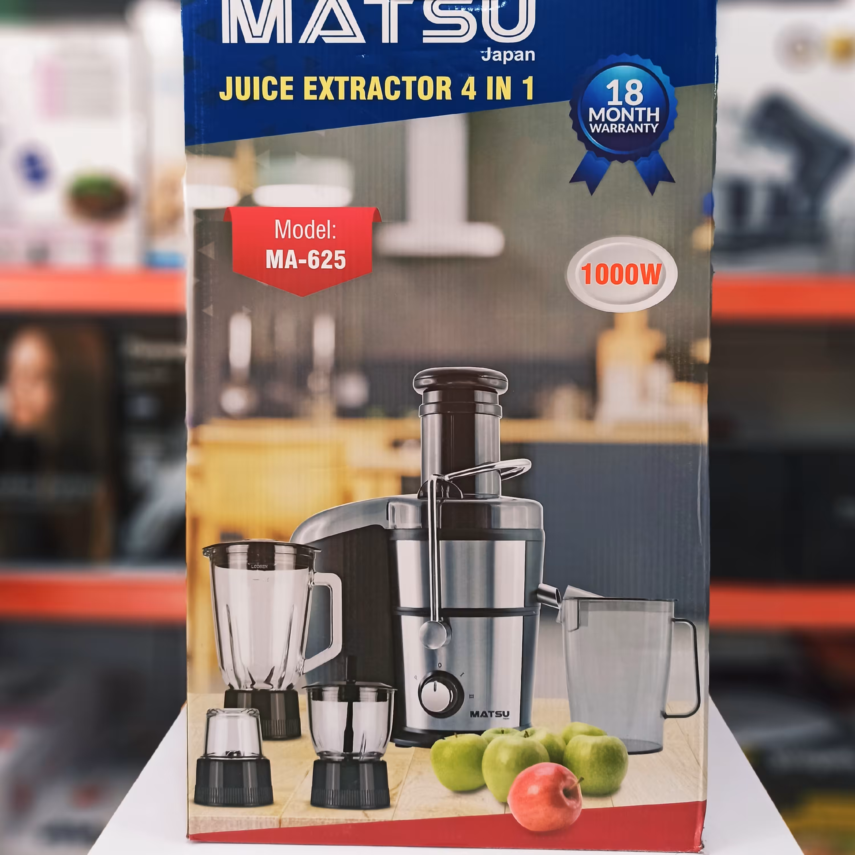 آبمیوه گیری  4 کاره ماتسو توان مصرفی  1000 واتی مدل MA-625