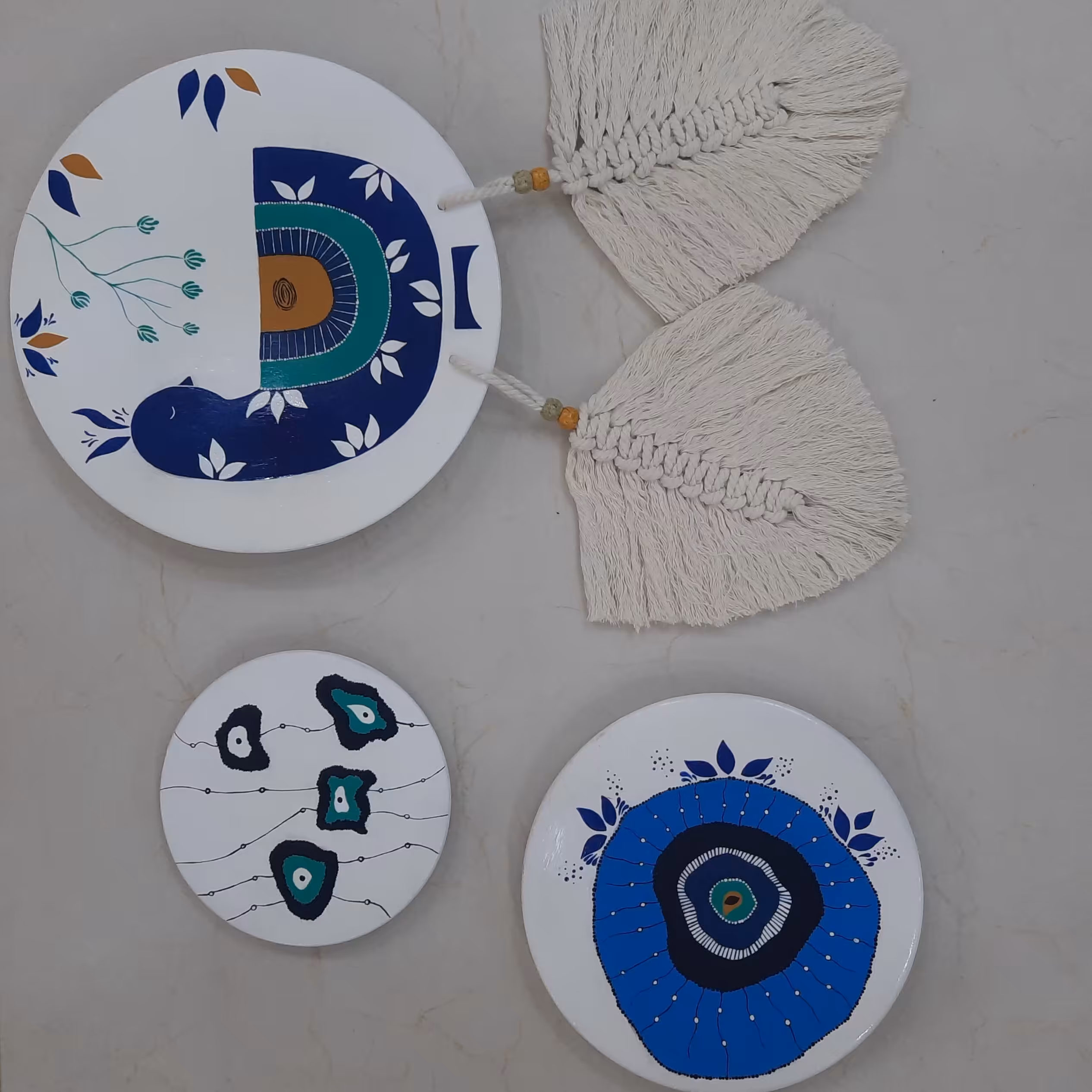 ست دیوارکوب مرغ آمین و گوشواره