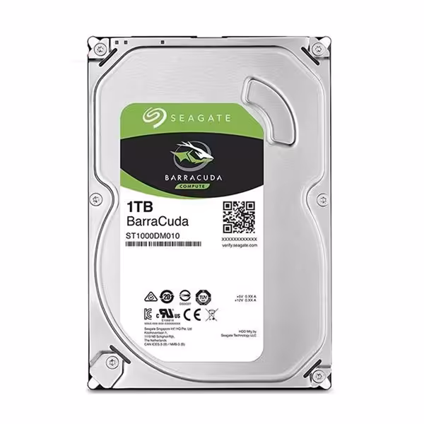 هارددیسک اینترنال سیگیت مدل BarraCuda ST1000DM010 ظرفیت 1 ترابایت