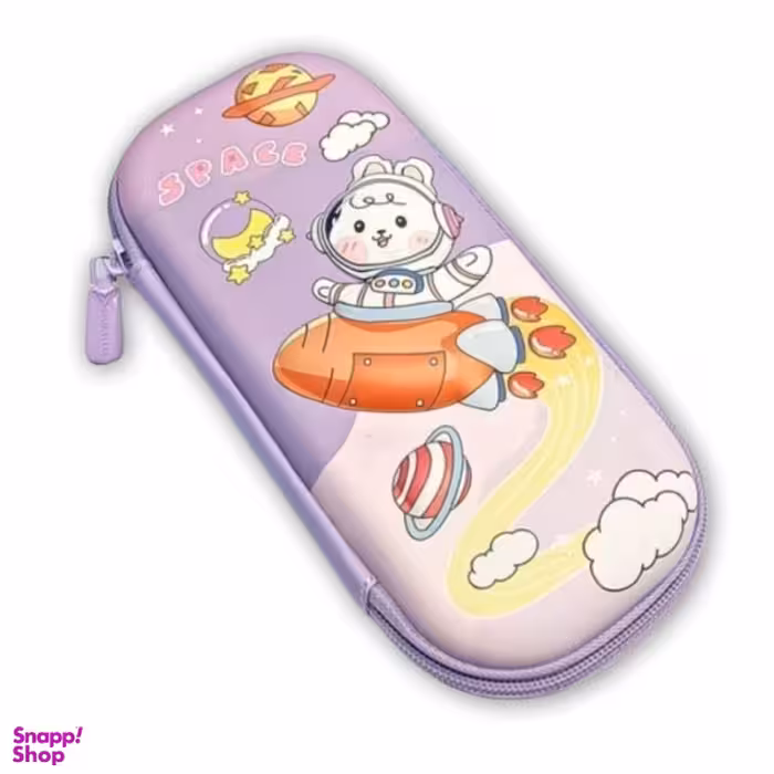 جامدادی کتابی مدل سه بعدی طرح خرگوش فضانورد