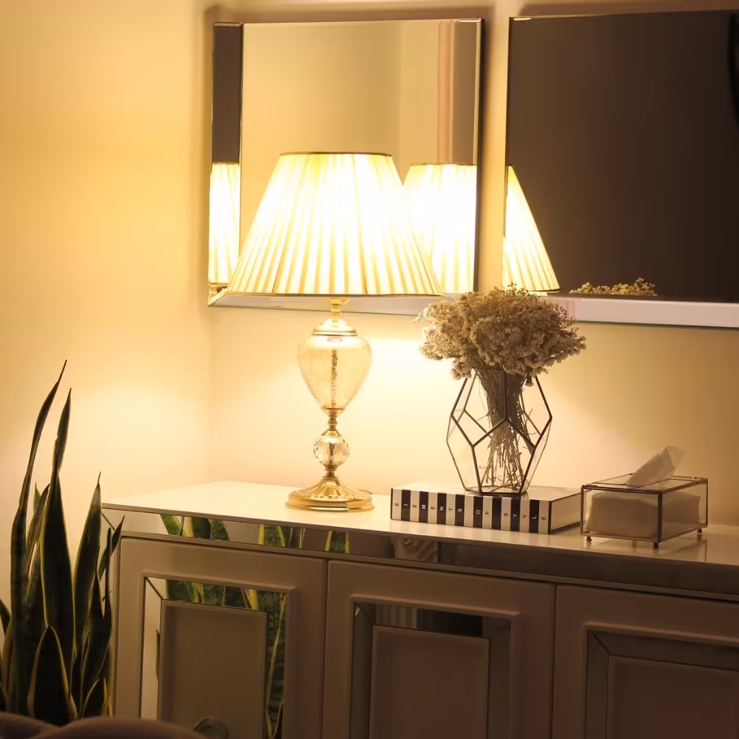 آباژور رومیزی لوتوس لایت مدل تندیس