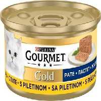 کنسرو پته Gourmet Gold تهیه شده از مرغ مخصوص گربه بالغ - 85 گرم | سیمبا پت استور