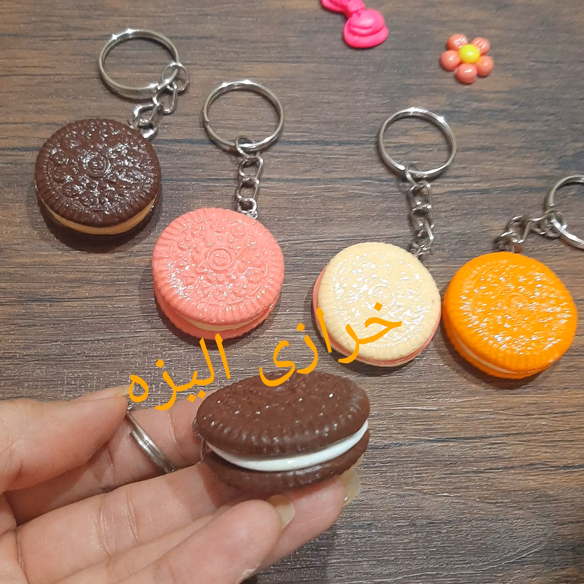 جاکلیدی و آویز  خمیری (خمیر پلیمری