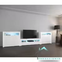 میز تلویزیون هایگلاس دارای باکس مدل WAYFAIR-50