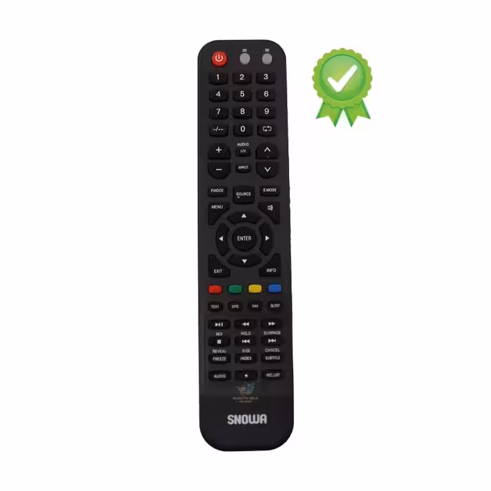 کنترل تلویزیون اسنوا Snowa 2D 3D  -فرو ش عمده کنترل الکتوبکا 2559