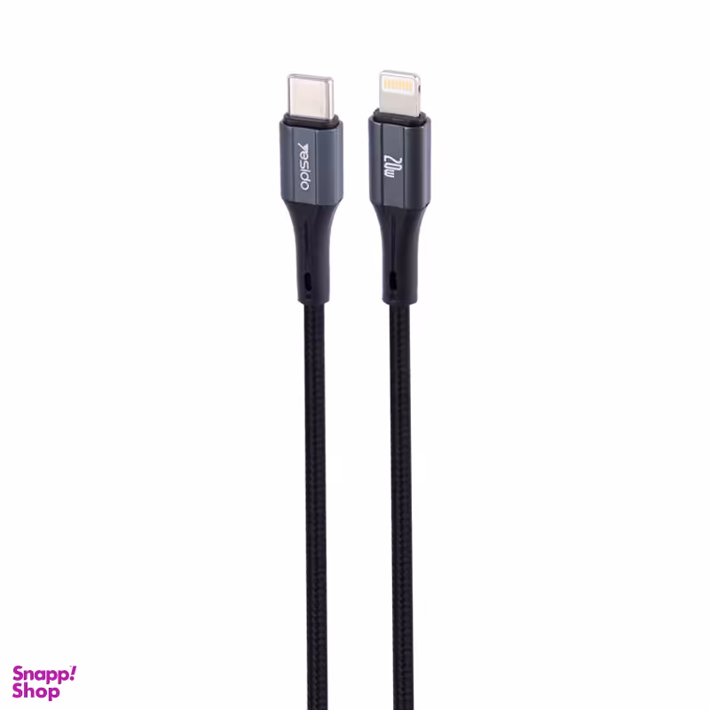 کابل دیتا 20 وات TYPE-C به Lightning یسیدو مدل YESIDO CA95 طول 1.2 متر