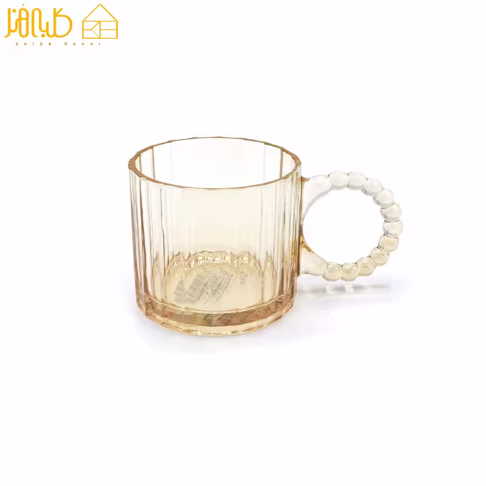 لیوان دسته مروارید شامپاینی