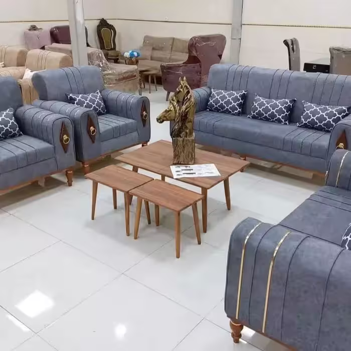 مبلمان 7نفره مدل ادرین در رنگبندی و هزینه ارسال با مشتری 