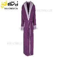 حوله پالتویی کودک سلین طرح پسفیک بنفش-یاسی سایز 8-9