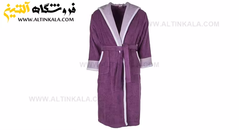 حوله پالتویی کودک سلین طرح پسفیک بنفش-یاسی سایز 8-9