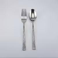 قاشق چنگال 12 پارچه استیل یونیک کد 5980