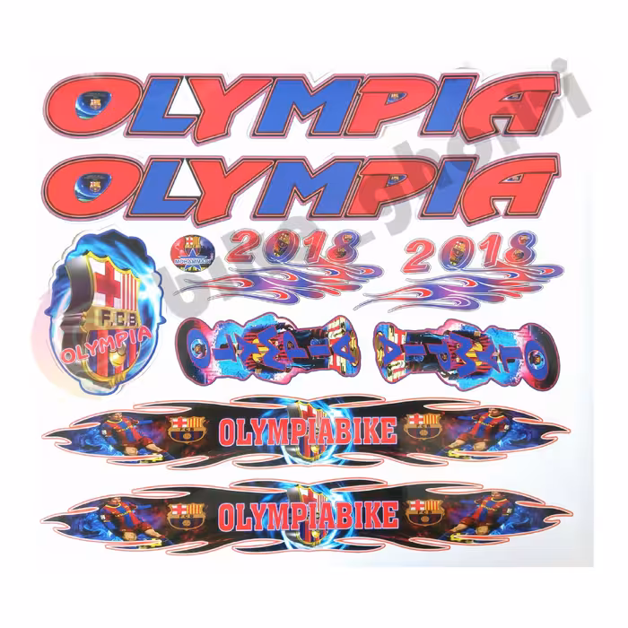 برچسب بدنه دوچرخه مدل المپیا کد 047