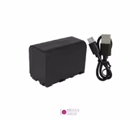 باتری سونی فست شارژ King Power NP-F770 با ظرفیت 4400 میلی آمپر با کابل شارژ