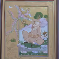 نگارگری) هنر ظریف و اصیل ایرانی  سبک دوره صفویه رضا عباسی نگارگر معروف دوره صفوی