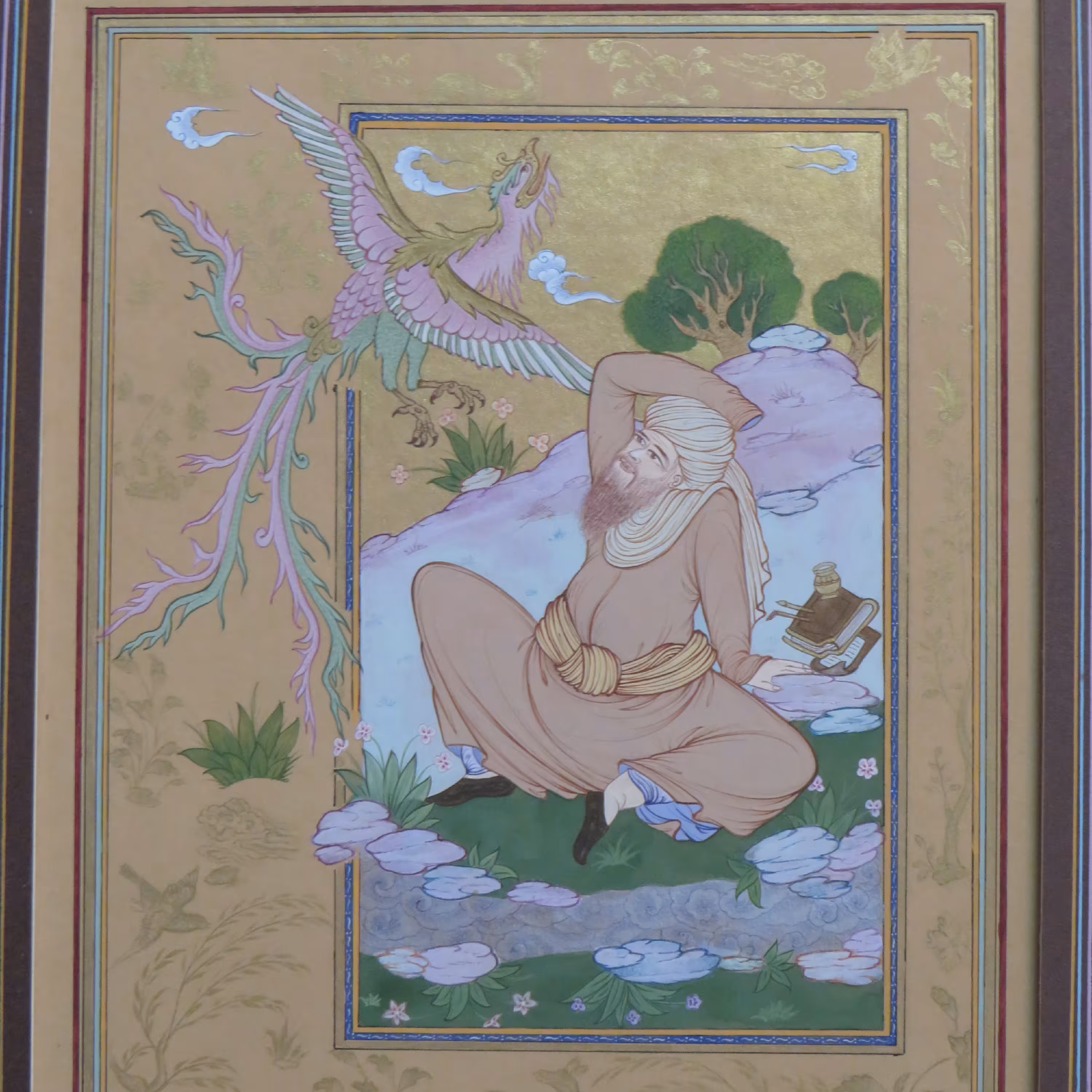 نگارگری) هنر ظریف و اصیل ایرانی  سبک دوره صفویه رضا عباسی نگارگر معروف دوره صفوی