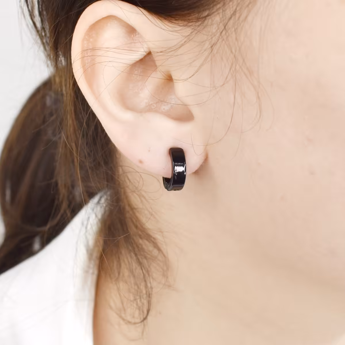 گوشواره استیل فیک طرح حلقه کد 8723