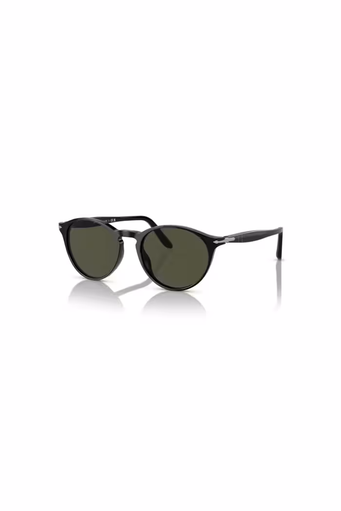 عینک آفتابی مشکی مردانه سیاه یونیسکس 3092sm 901431 52 Persol