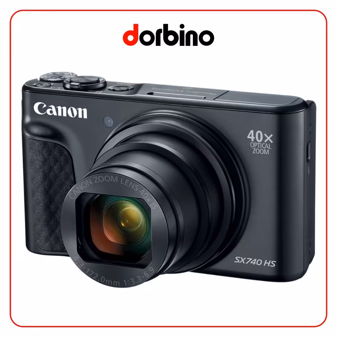 دوربین عکاسی کانن Canon PowerShot SX740 HS Digital Camera (Black) - فروشگاه دوربین دوربینو