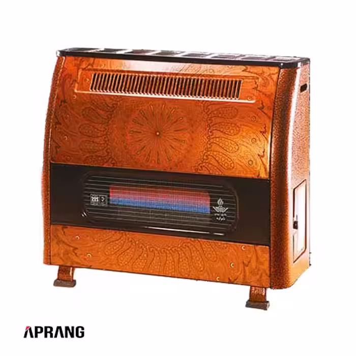 بخاری گازی شارق توس مدل شراره 120 - مسی