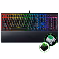کیبورد گیمینگ ریزر مدل BLACKWIDOW V3 GREEN SWITCH