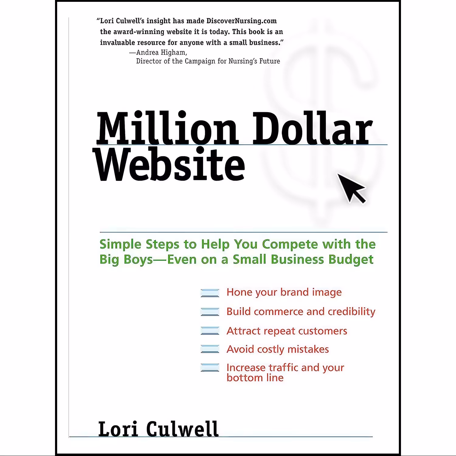 کتاب زبان اصلی Million Dollar Website اثر Lori Culwell