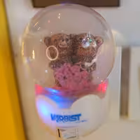 چراغ خواب مدل گوی شیشه ای کد 4