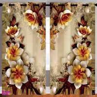 پرده رنس مدل C35-50823 سایز 270x140 سانتی متر