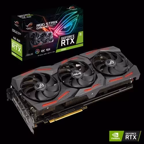 کارت گرافیک ایسوس RTX 2060 STRIX EVO OC 6G