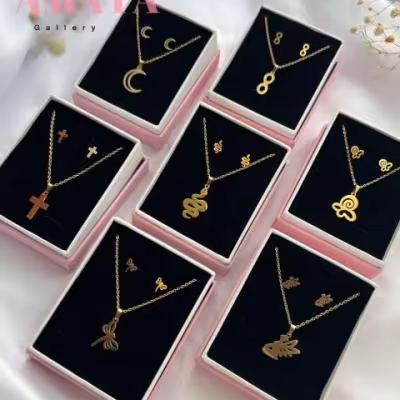 نیمست استیل طلایی