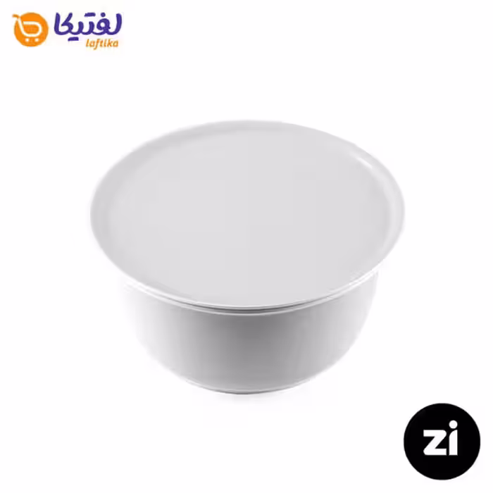 کاسه در دار چینی زرین Zi سایز 21 بزرگ پاستل طوسی