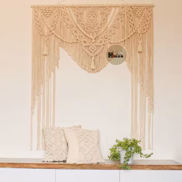 بک دراپ مکرومه 