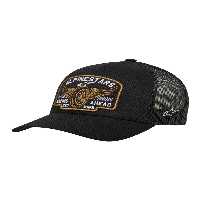 کلاه ورزشی چند رنگ مردانه و زنانه HERITAGE PATCH TRUCKER HAT قهوه سیاه Alpinestars