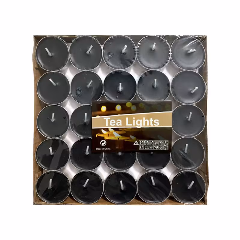 شمع وارمر بسته 50 عددی مشکی