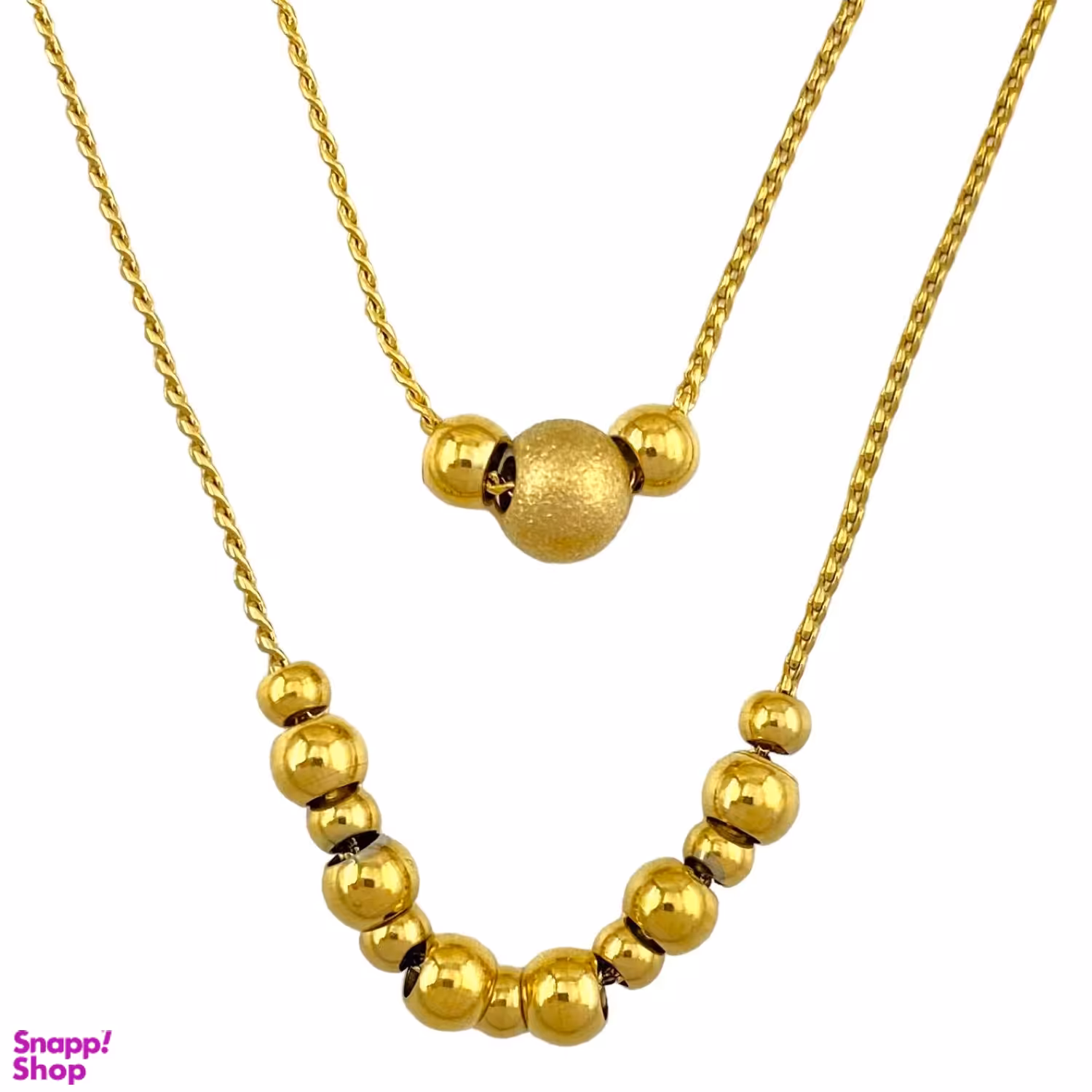 گردنبند زنانه مدل گوی کد N4492