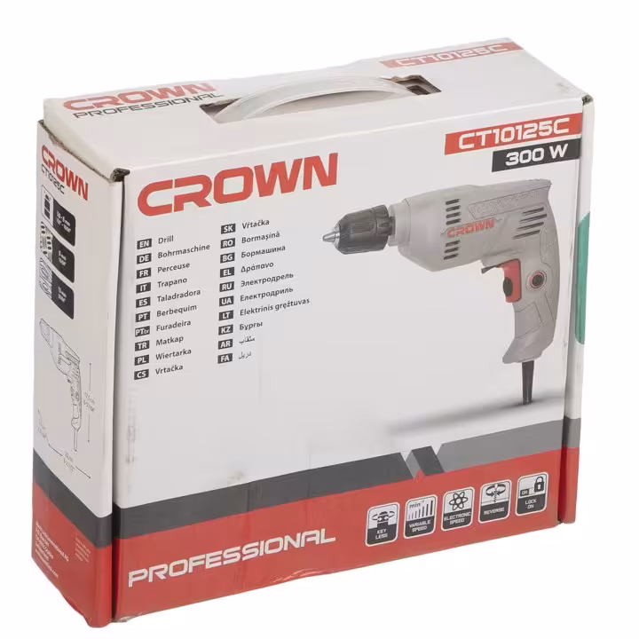 دریل پیچ گوشتی برقی کرون مدل 10125 