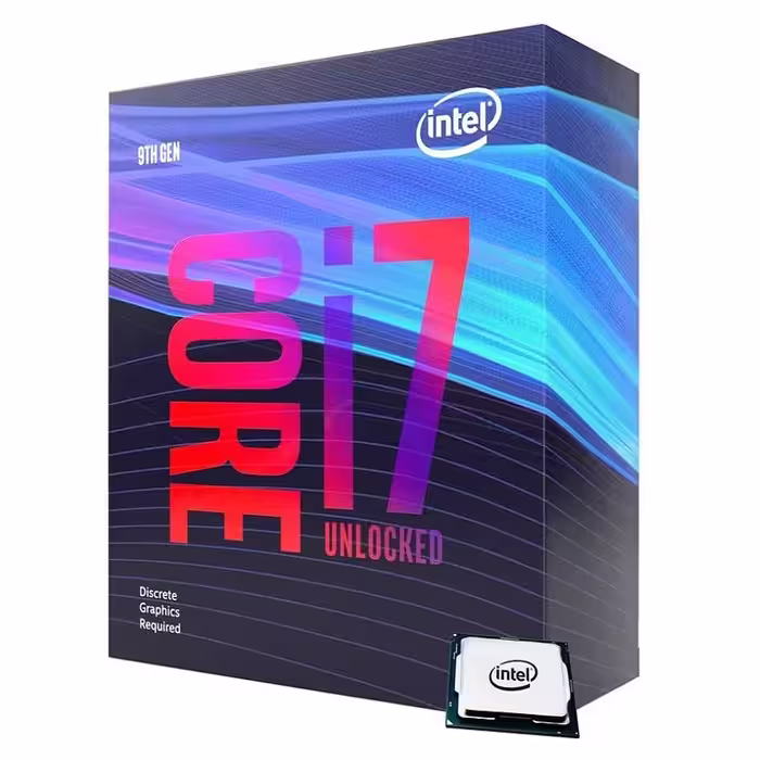 پردازنده CPU اینتل مدل Core i7-9700KF دارای جعبه فرکانس 3.60 گیگاهرتز