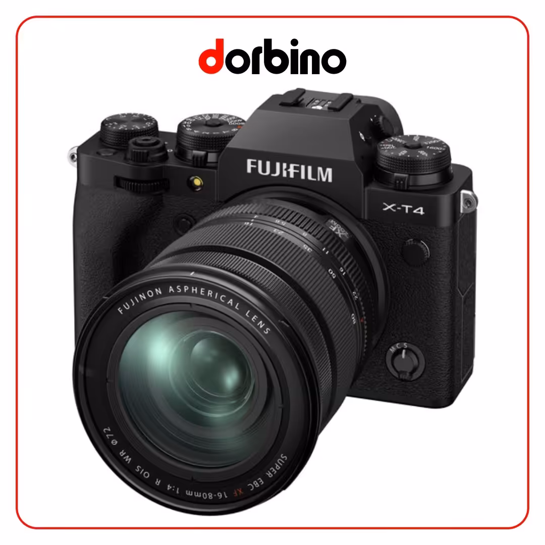دوربین عکاسی فوجی فیلم FUJIFILM X-T4 Mirrorless Camera with 16-80mm Lens (Black) - فروشگاه دوربین دوربینو