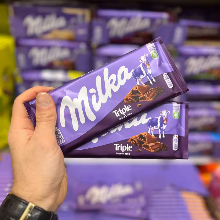 تبلت شکلات میلکا تریپل شوکو کاکائو