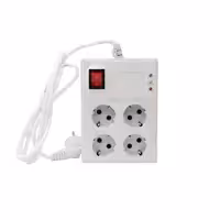 محافظ 4 خانه ارت دار کامپیوتر با کابل 1.8 متر پارت کد 2204