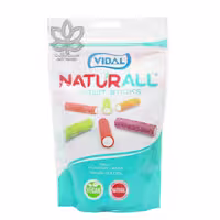 پاستیل لوله ای با طعم میوه طبیعی فروت استیکس ( وگن ) 180 گرم ویدال - vidal