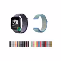 بند ساعت فیت بیت ورسا Fitbit Versa مدل نایلون لوپ